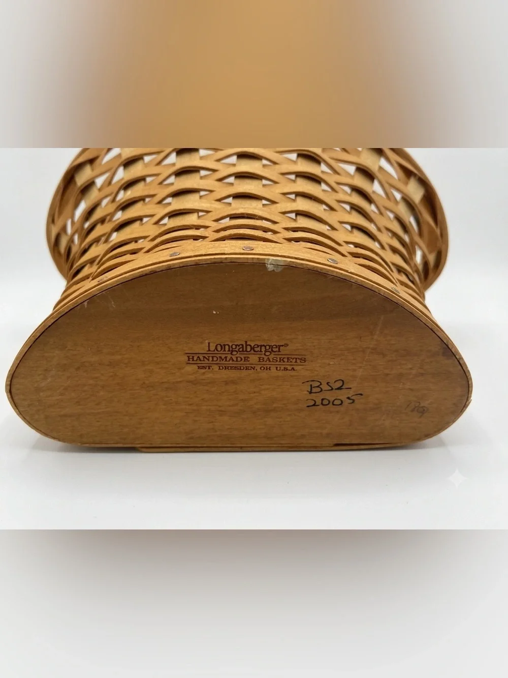 Longaberger Hanging “Plant” Woven Basket